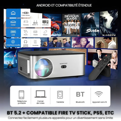 Smart Projector - Full HD, Android 9.0 | Home Cinema