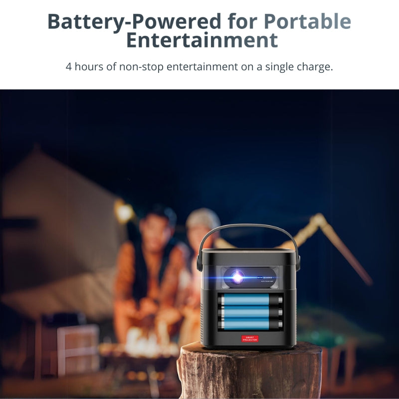 Portable Projector - Full HD, Google TV | Cinematic Experience