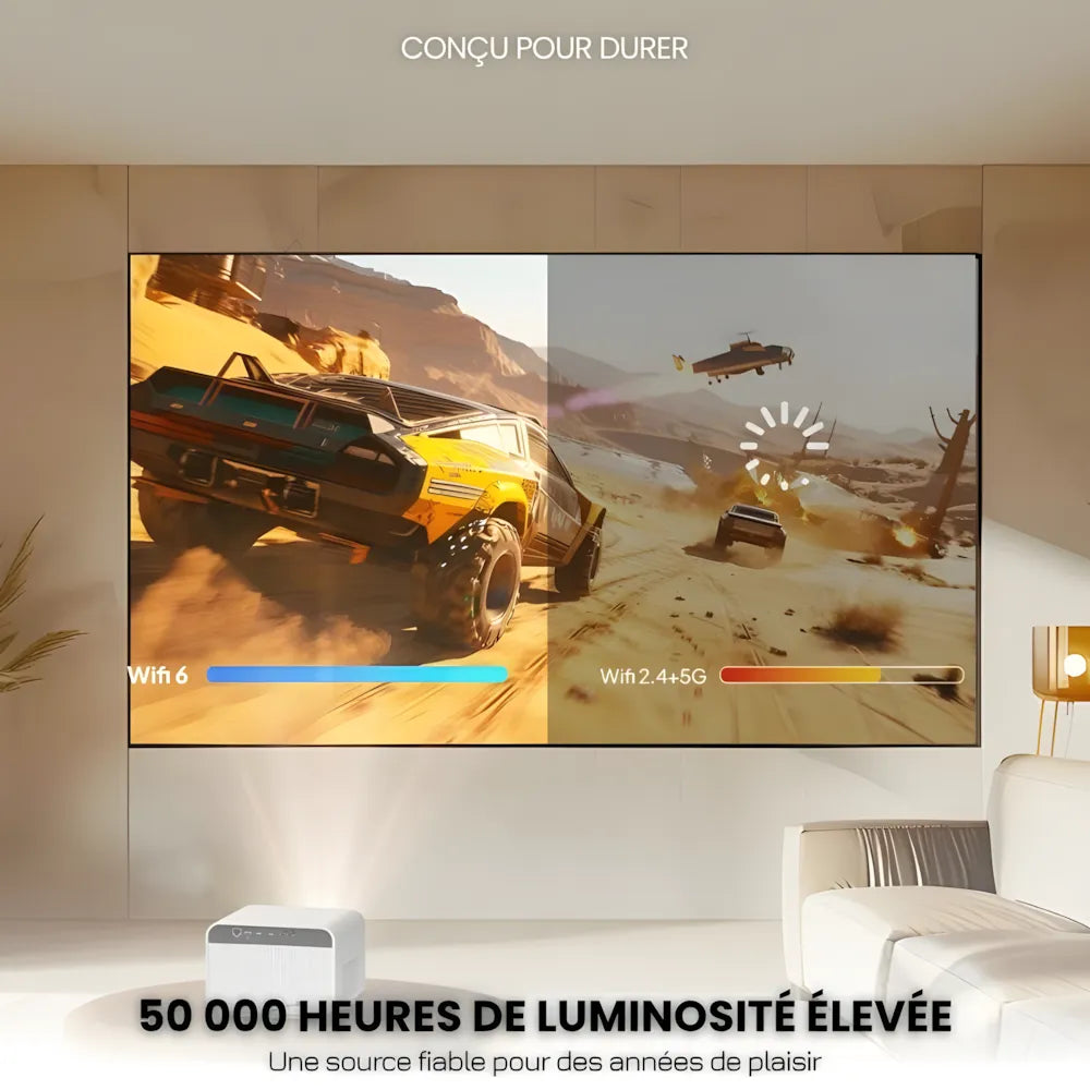 Full HD Home Cinema Projector - Android & WiFi | Immersive