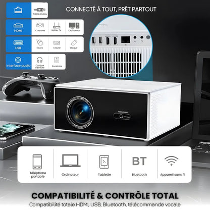 Smart Home Cinema Projector - Android 13, 4K | Immersive Entertainment