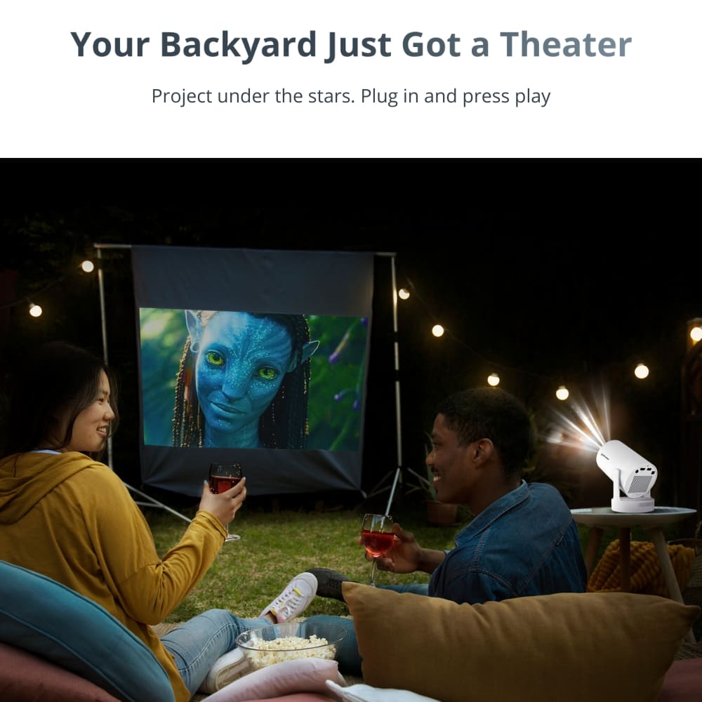 Portable Home Cinema Projector - 135-inch, LED | Immersive