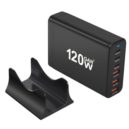 120W GaN Charger - 6 Port Fast Charger | Travel Ready