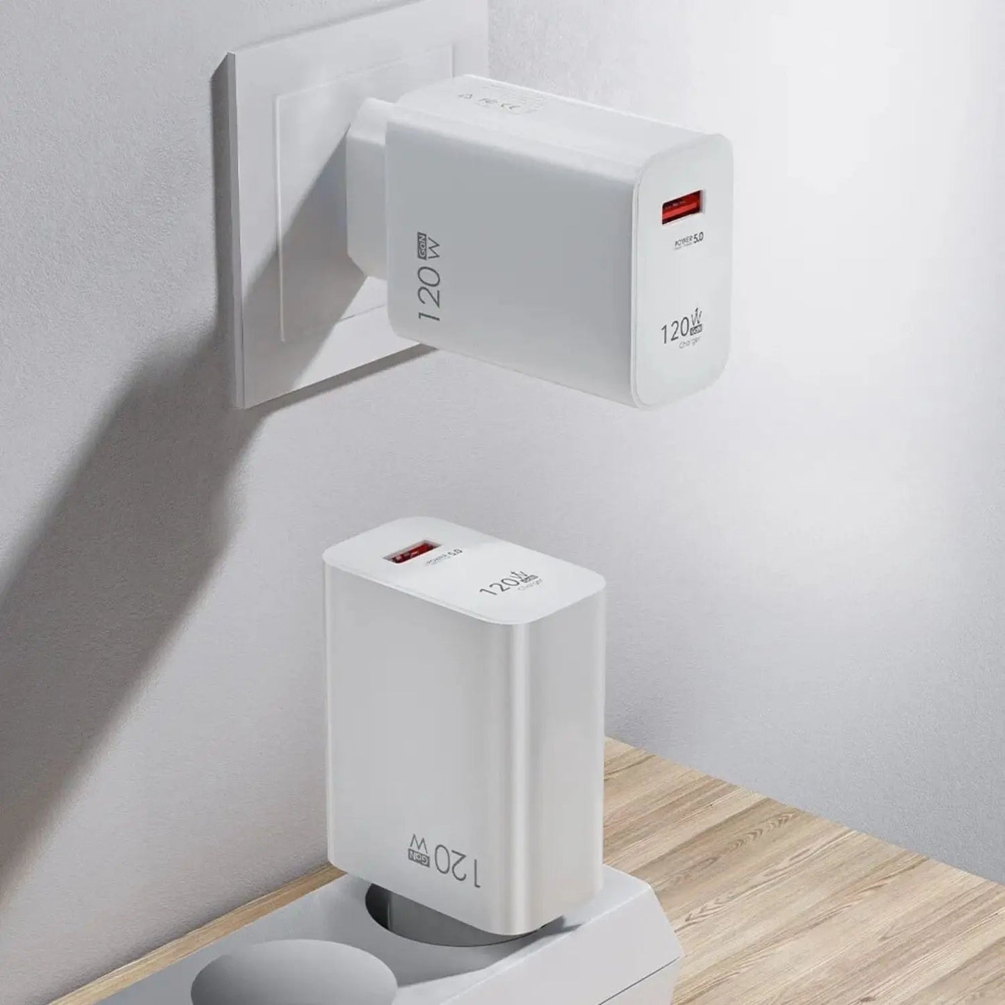 120W GaN Charger - Ultra-Fast, Compact | Productivity