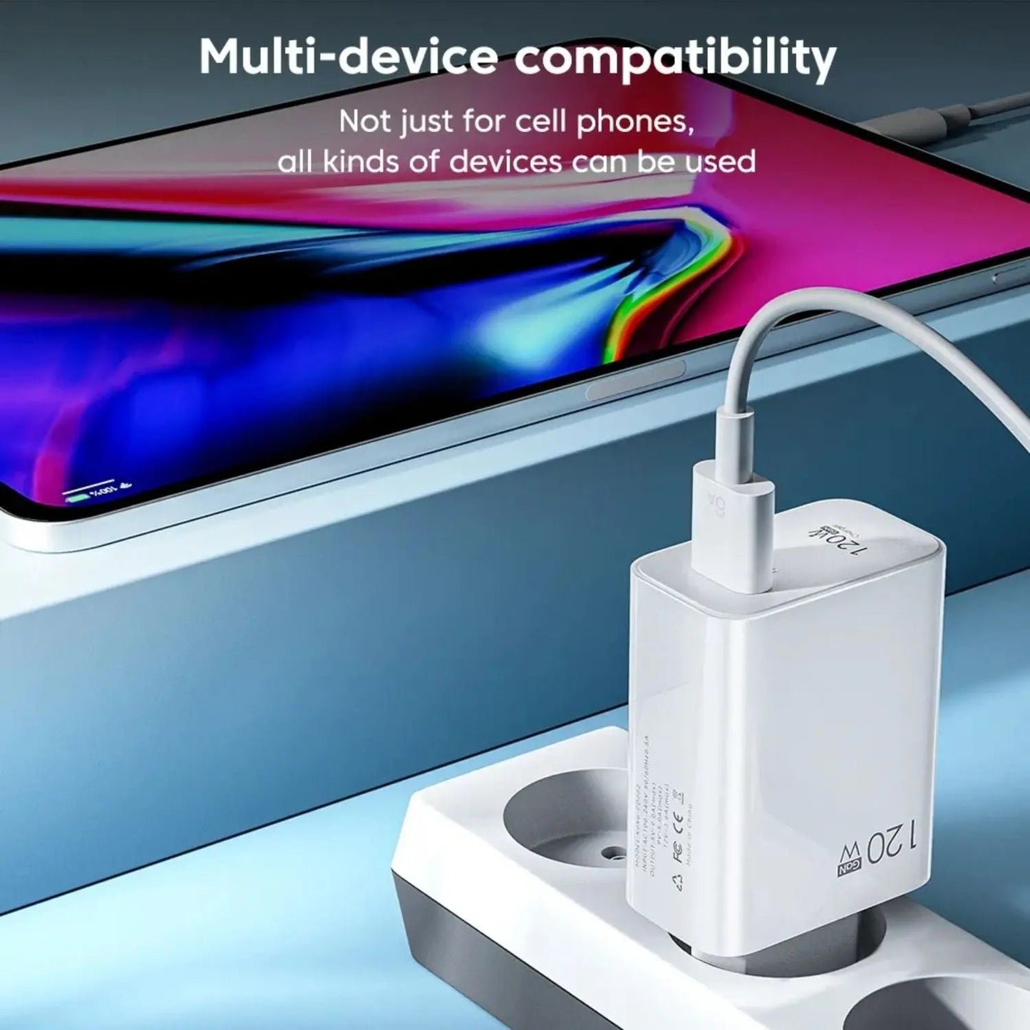 120W GaN Charger - Compact, Fast | Power All Devices
