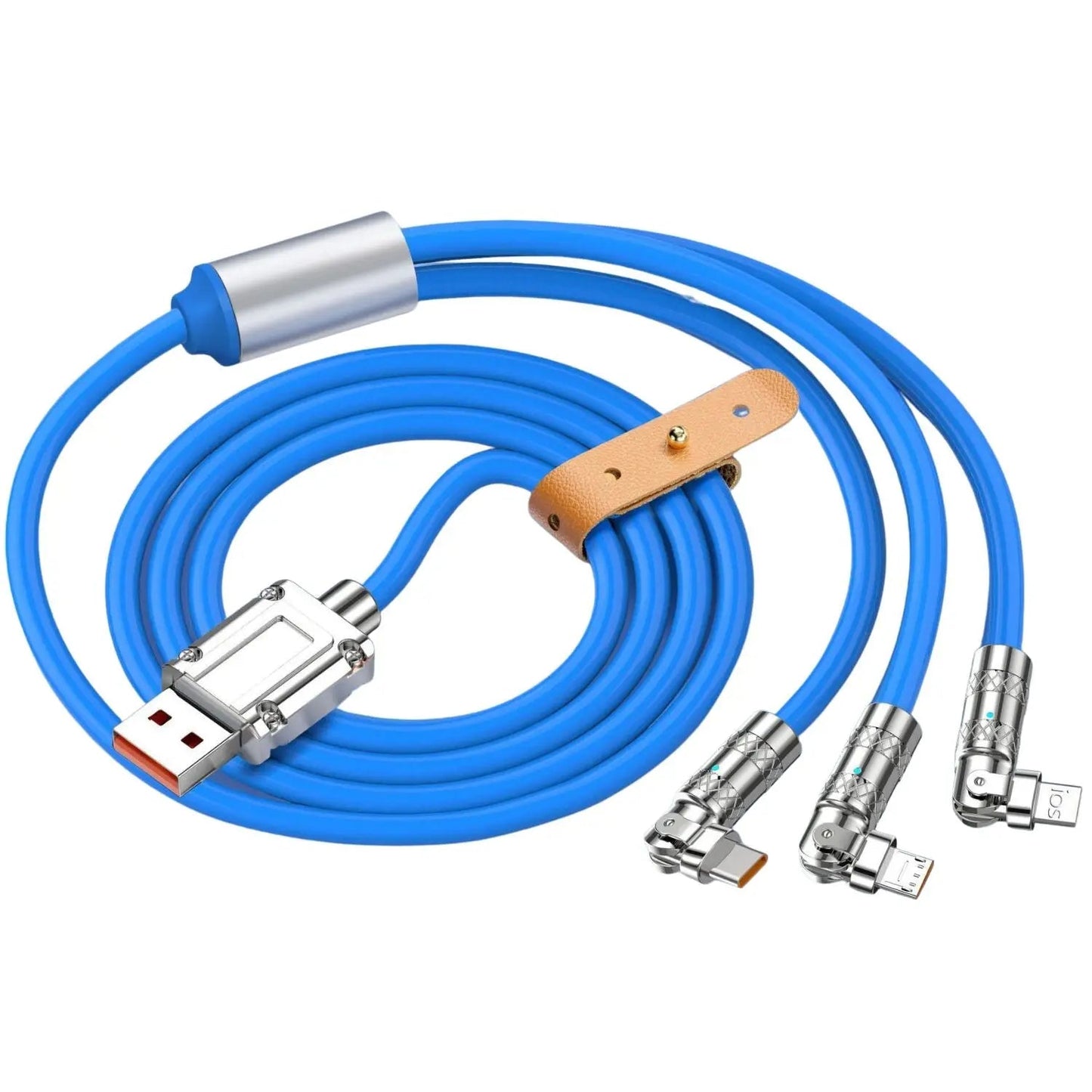 120W Triple Charging Cable - Fast Charge, 3-in-1 | Universal