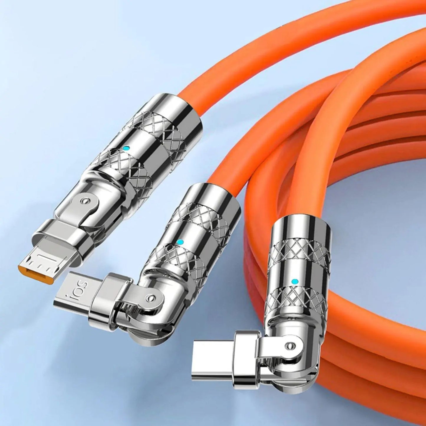120W Triple Charging Cable - Fast Charge, 3-in-1 | Universal