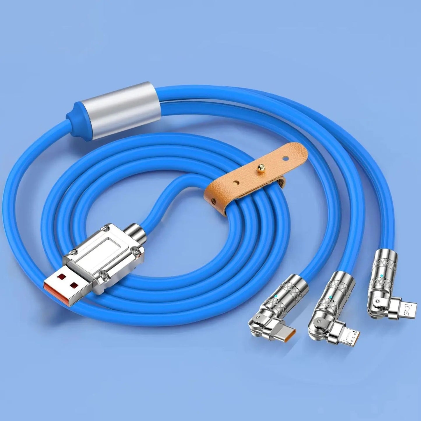 120W Triple Charging Cable - Fast Charge, 3-in-1 | Universal