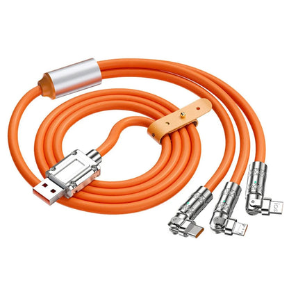 120W Triple Charging Cable - Fast Charge, 3-in-1 | Universal