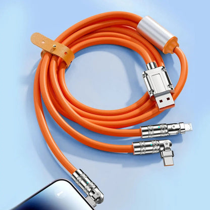 120W Triple Charging Cable - Fast Charge, 3-in-1 | Universal