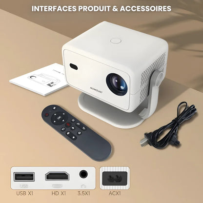 Smart Portable Projector - 1080p, Android 11 | Cinema Anywhere