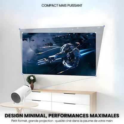 Portable HD Smart Projector - Android 11, 180° | Immersive Cinema