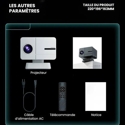 Home Cinema Projector - 1080p, Android 11 | Immersive Fun