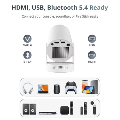 Portable Home Cinema Projector - 135-inch, LED | Immersive