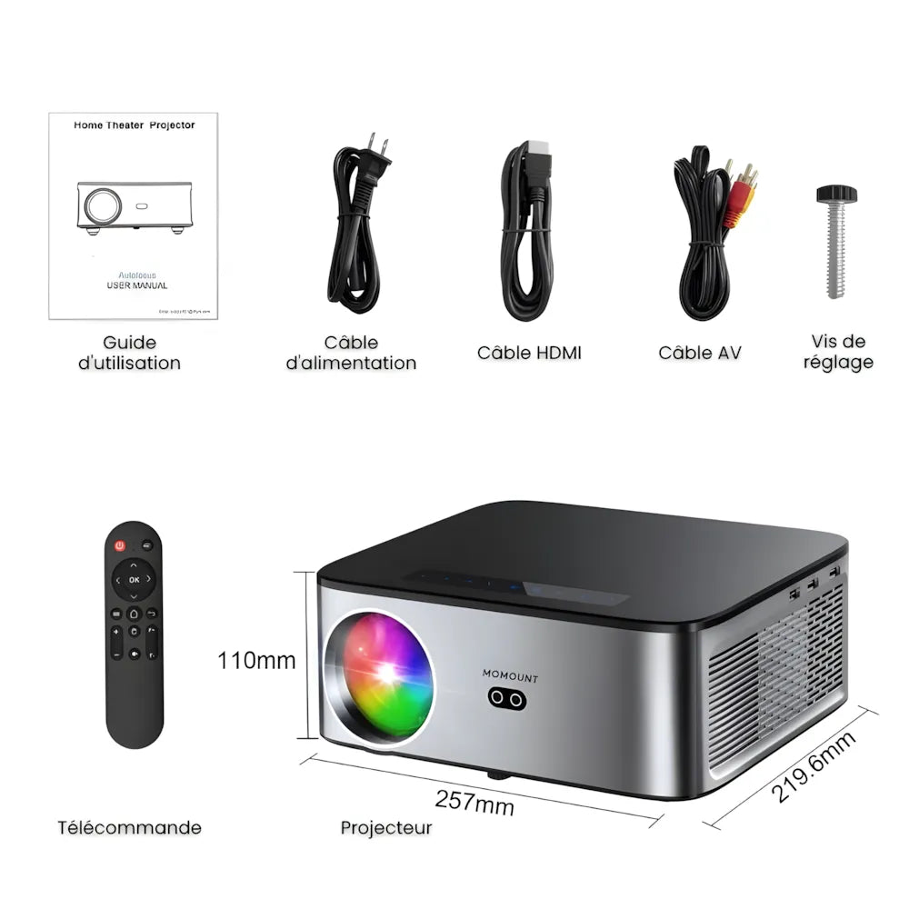 Smart Projector - Full HD, Android 9.0 | Home Cinema