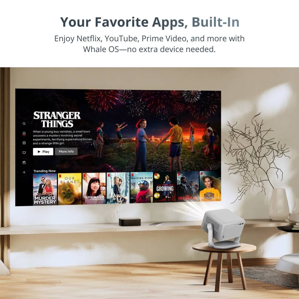 Smart Projector - 2K, 120" | Immersive Cinema