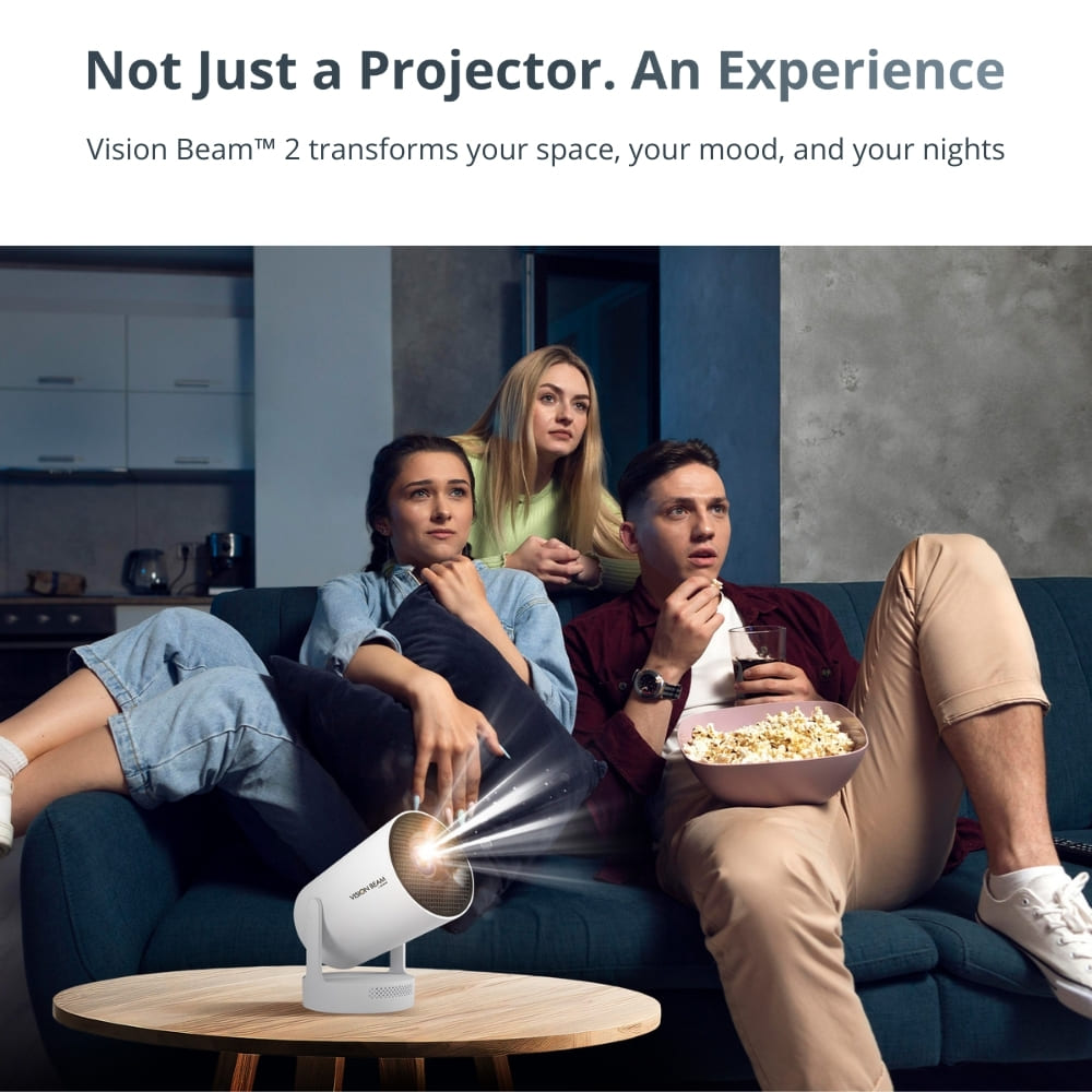 Portable Home Cinema Projector - 135-inch, LED | Immersive