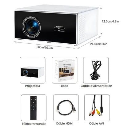 Smart Home Cinema Projector - Android 13, 4K | Immersive Entertainment