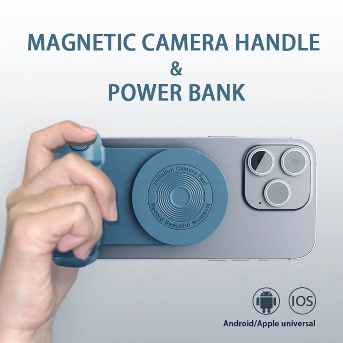 MagSafe Camera Grip - Wireless Charging, Purple | Stability