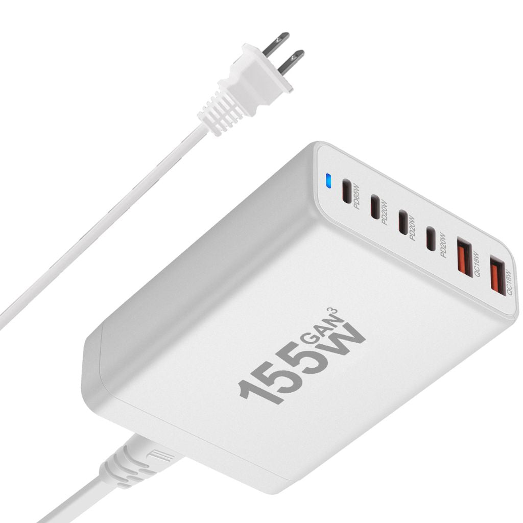 155W GaN Charger - Multi-Port USB-C - Fast Charging