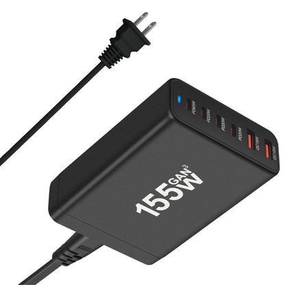 155W GaN Charger - 6-Port USB-C, Fast Charging | Productivity
