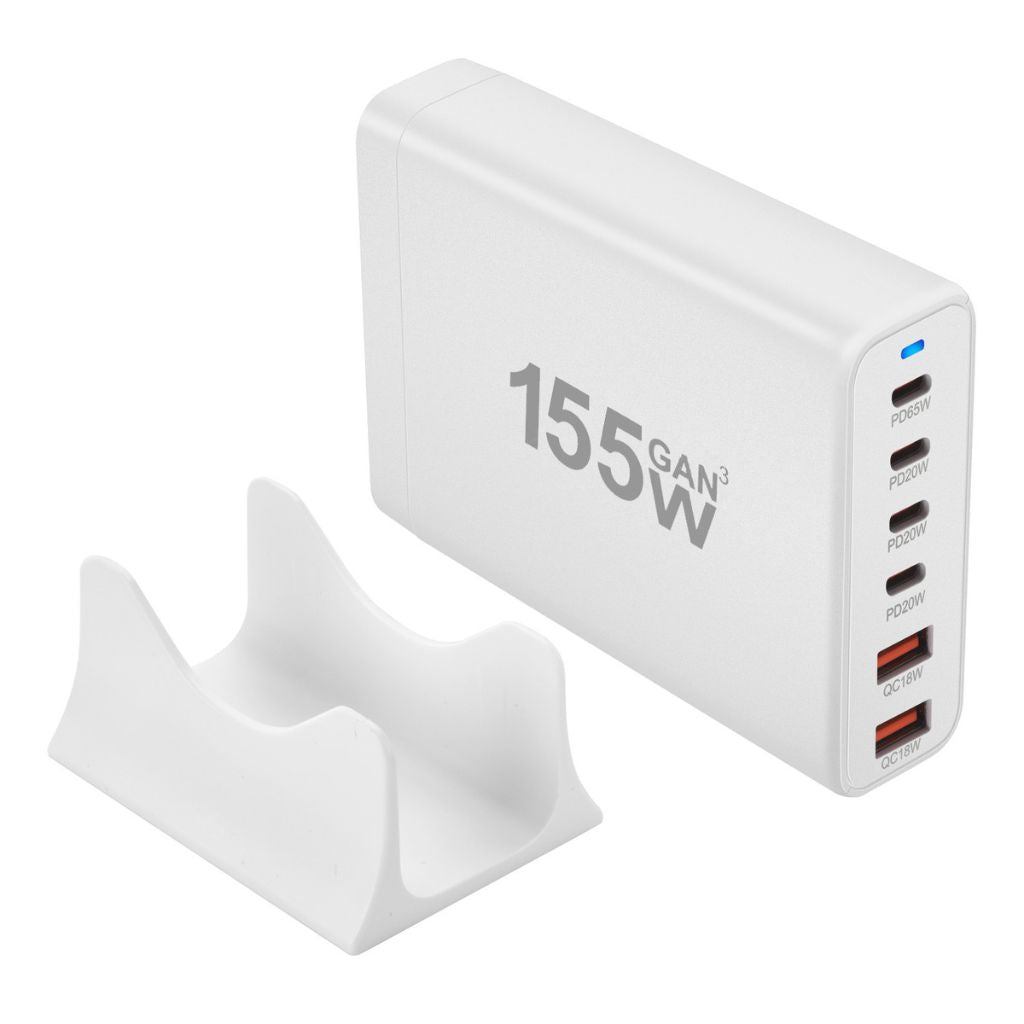 155W GaN Charger - 6-Port USB-C, Fast Charging | Productivity