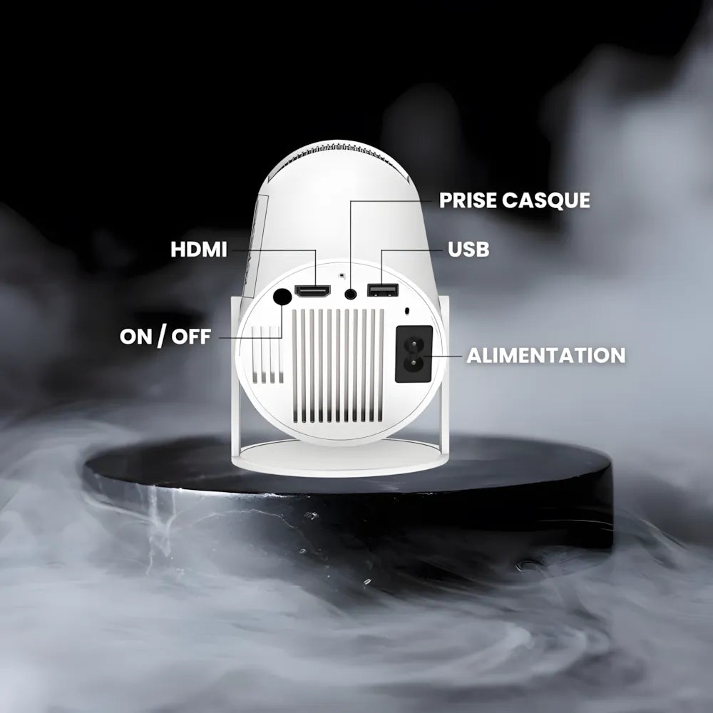 Portable HD Smart Projector - Android 11, 180° | Immersive Cinema