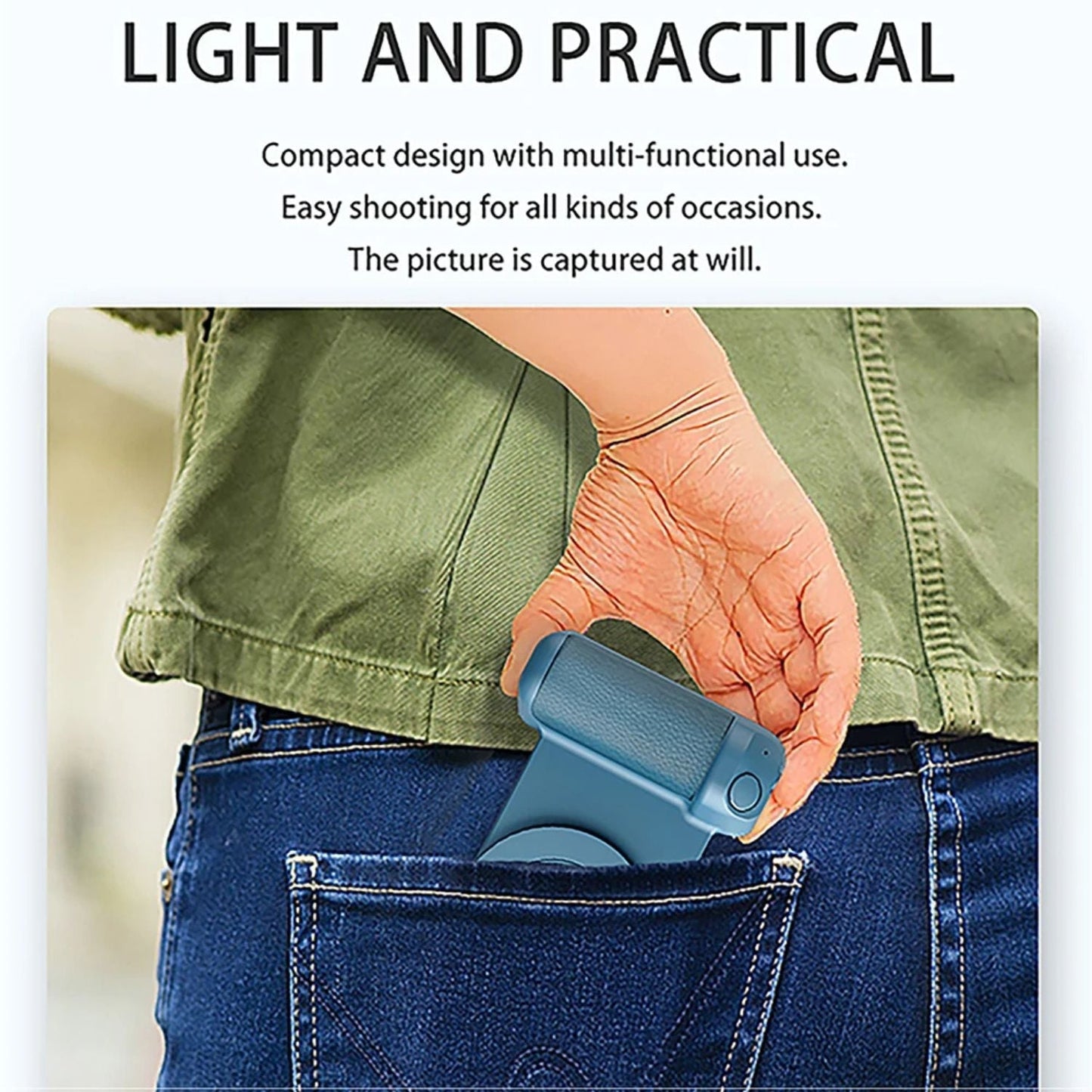 MagSafe Camera Grip - Wireless Charging, Purple | Stability