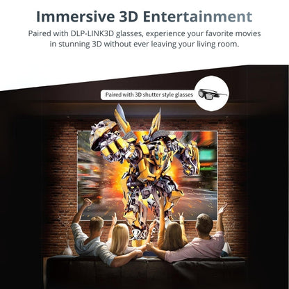 Portable Projector - Full HD, Google TV | Cinematic Experience