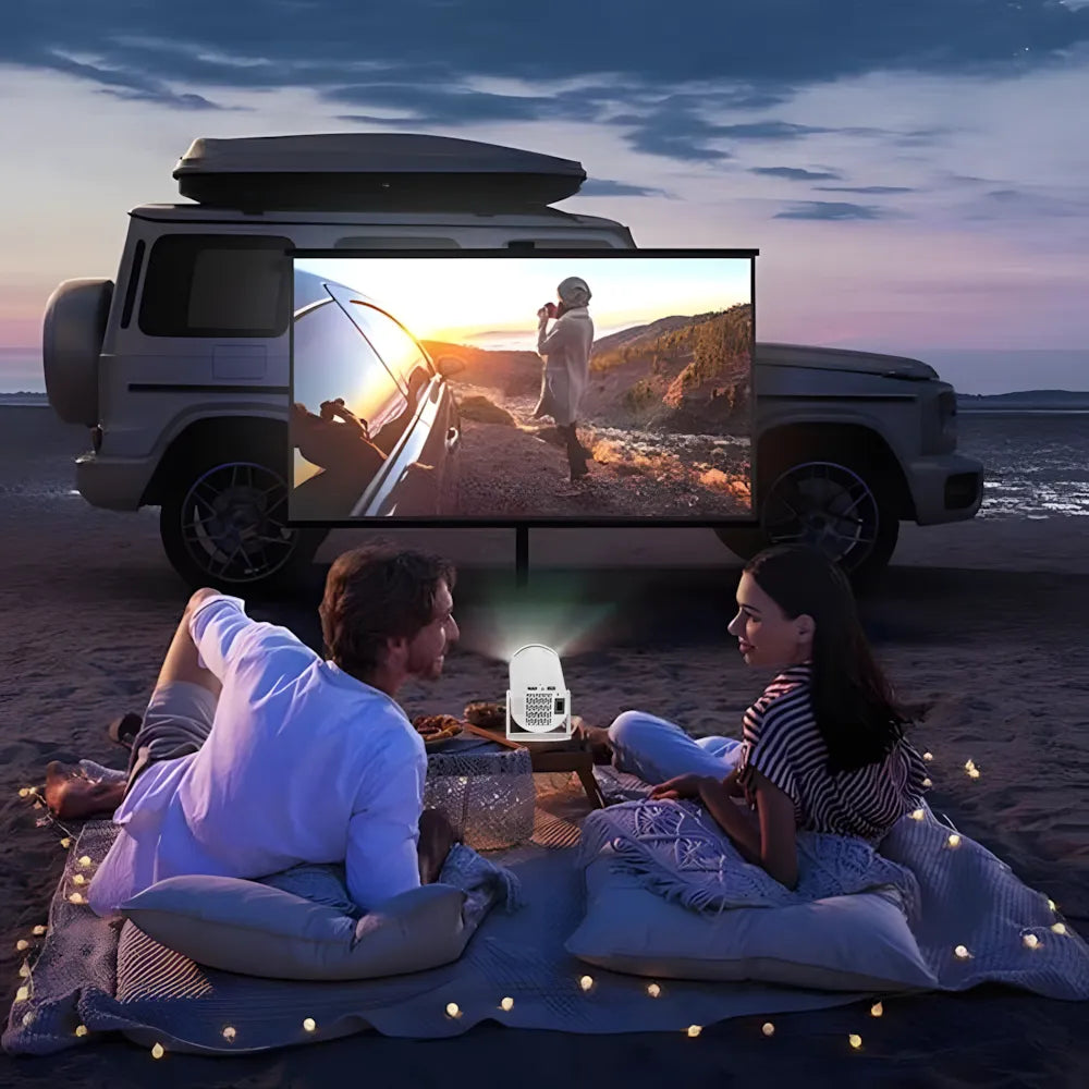 Portable HD Smart Projector - Android 11, 180° | Immersive Cinema