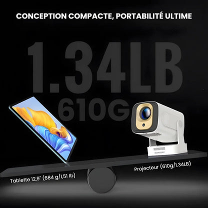 Portable Smart Projector - Android 11, 1080p | Home Cinema
