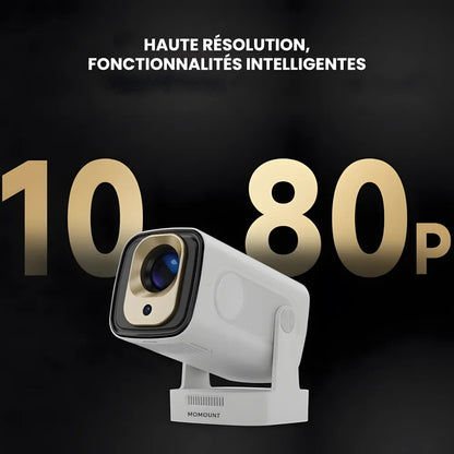 Portable Smart Projector - Android 11, 1080p | Home Cinema