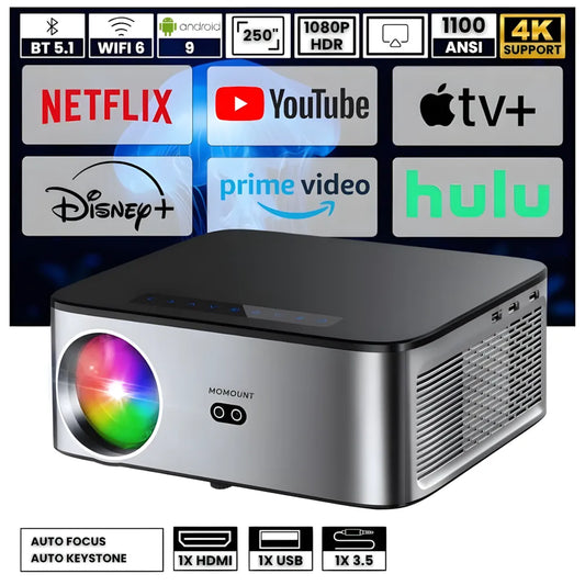 Smart Projector - Full HD, Android 9.0 | Home Cinema