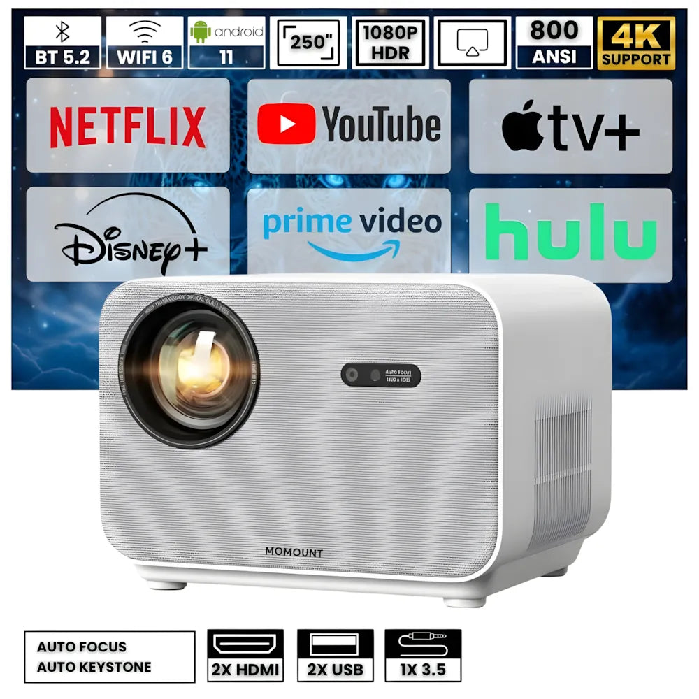 Full HD Home Cinema Projector - Android & WiFi | Immersive