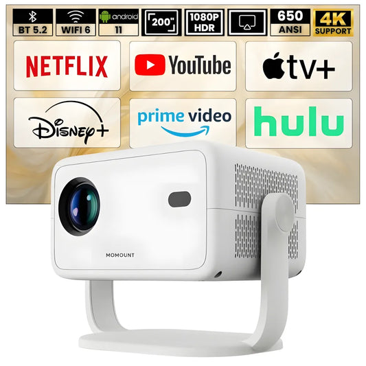 Smart Portable Projector - 1080p, Android 11 | Cinema Anywhere