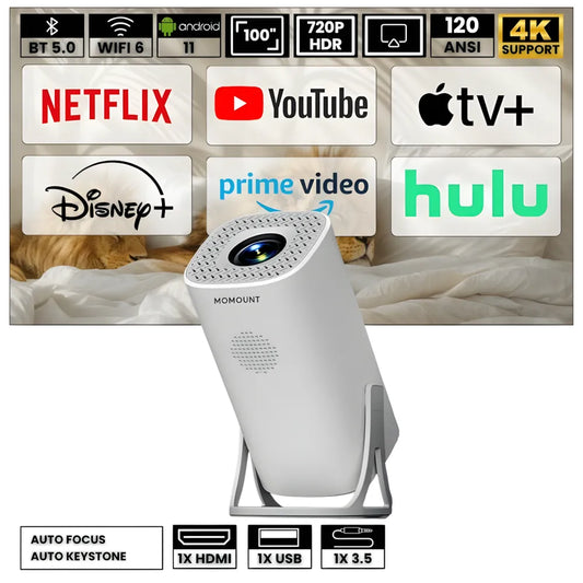 Portable Projector - HD Mini, Smart | Cinematic Brilliance