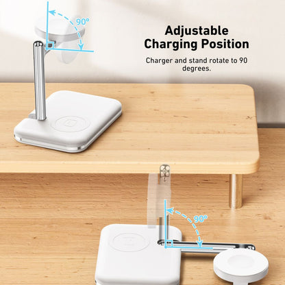 Apple Watch AirPods Charger - Fast Wireless, Foldable | Declutter