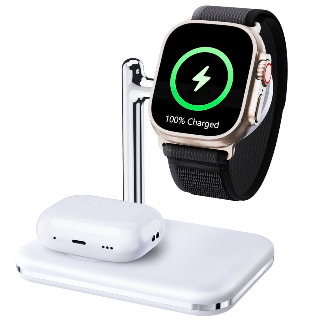 Apple Watch AirPods Charger - Fast Wireless, Foldable | Declutter