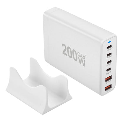 200W GaN Charger - 6-Port USB-C, Fast PD/QC | Charge Faster