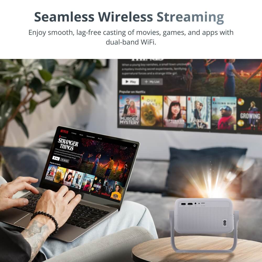 Smart Projector - 2K, 120" | Immersive Cinema