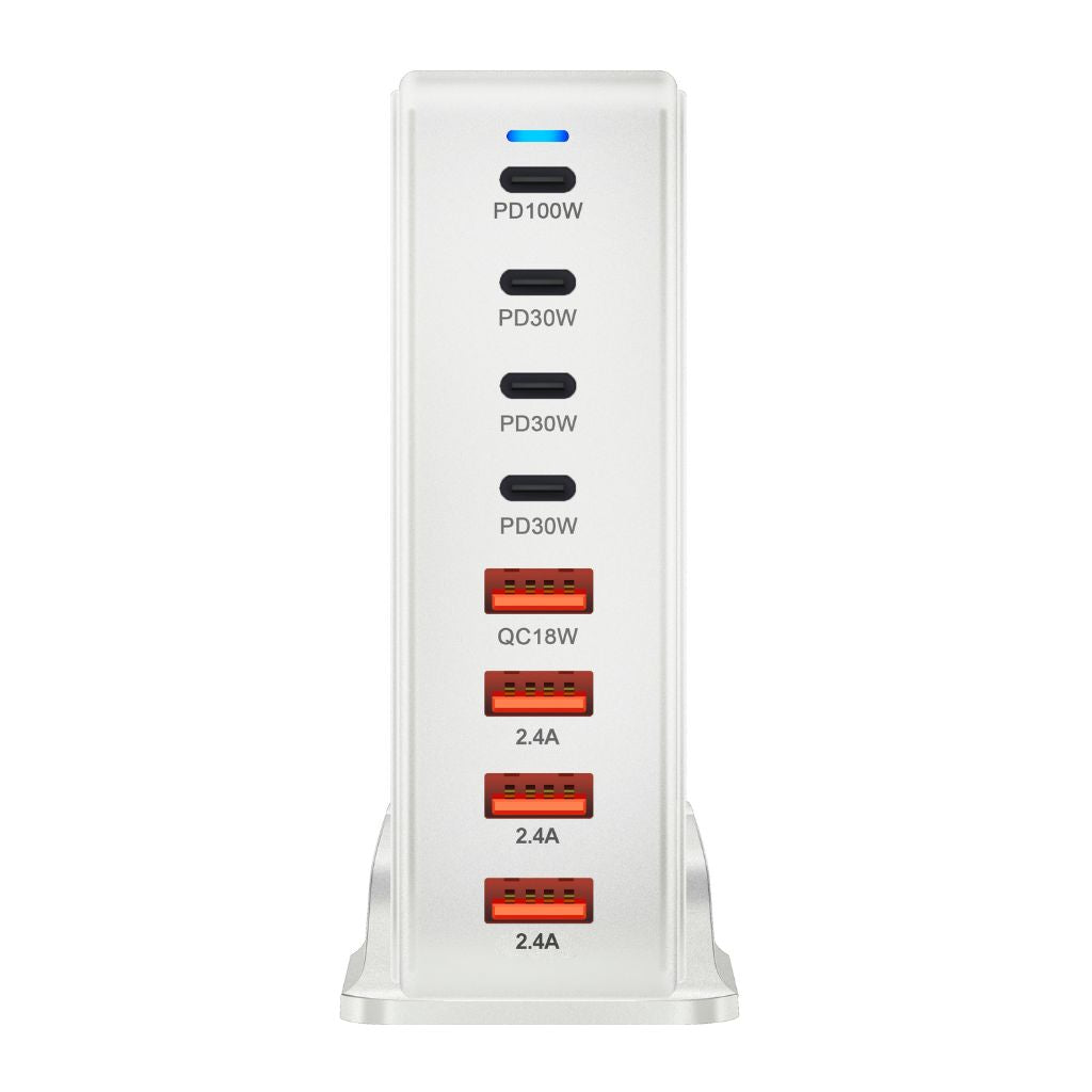 240W GaN Charger - 8-Port USB-C, Fast Charge | Compact