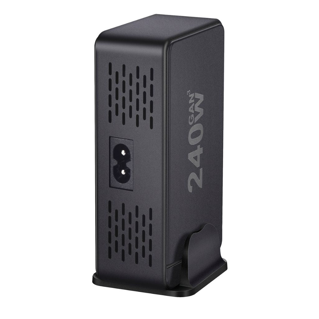 240W GaN Charger - 8-Port USB-C, Fast Charge | Compact