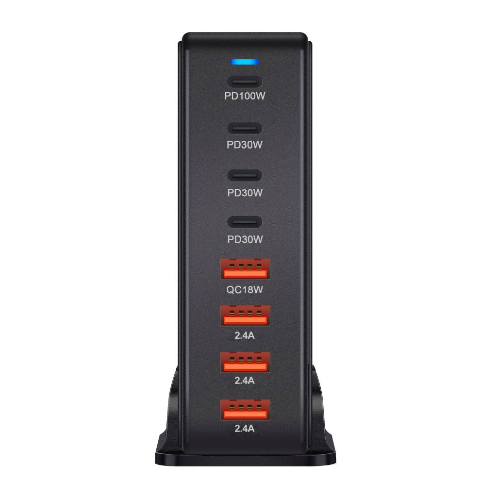 240W GaN Charger - 8-Port USB-C, Fast Charge | Compact