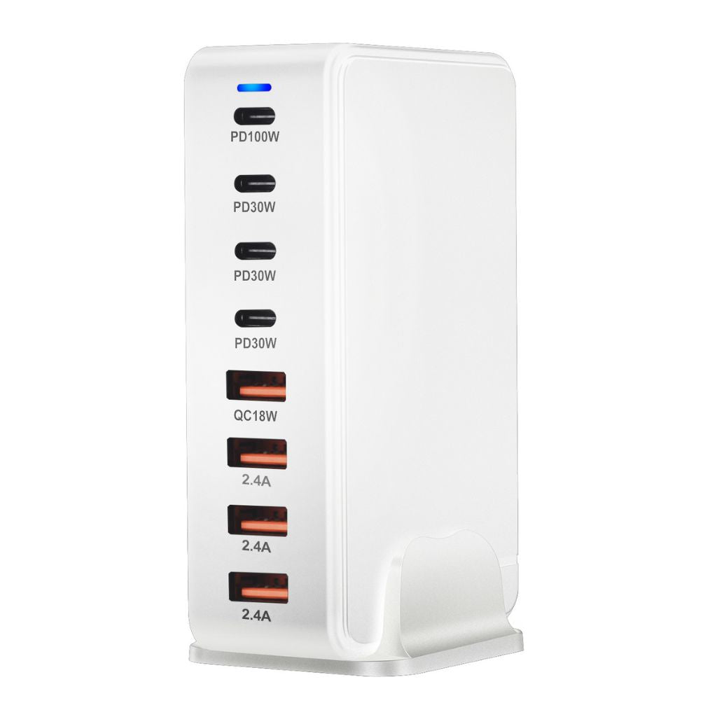 240W GaN Charger - 8-Port USB-C, Fast Charge | Compact