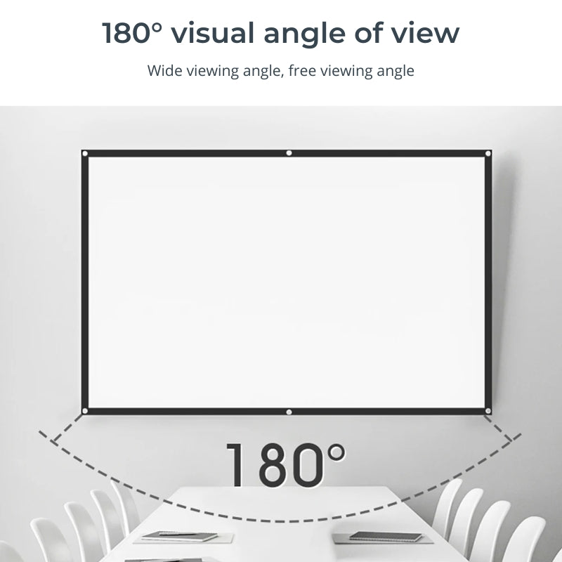 Portable Projector Screen - 100-inch, Portable | Cinema Anywhere