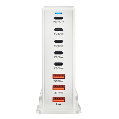 268W GaN Charger - 8-Port USB-C | Fast Charging
