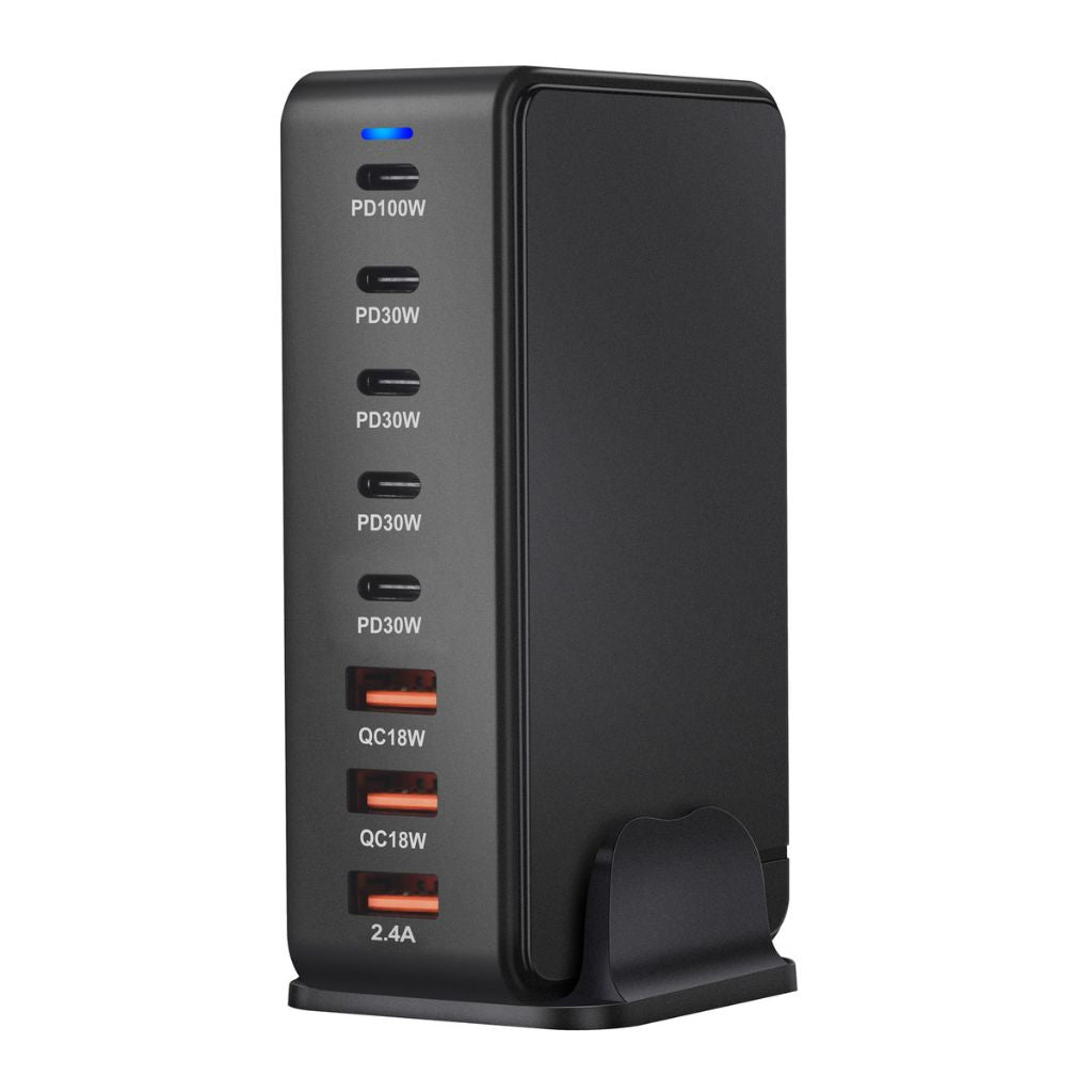268W GaN Charger - 8-Port USB-C | Fast Charging