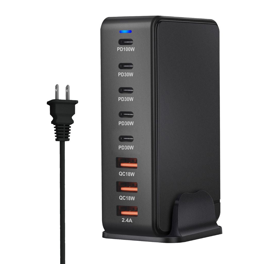 268W GaN Charger - 8-Port USB-C | Fast Charging