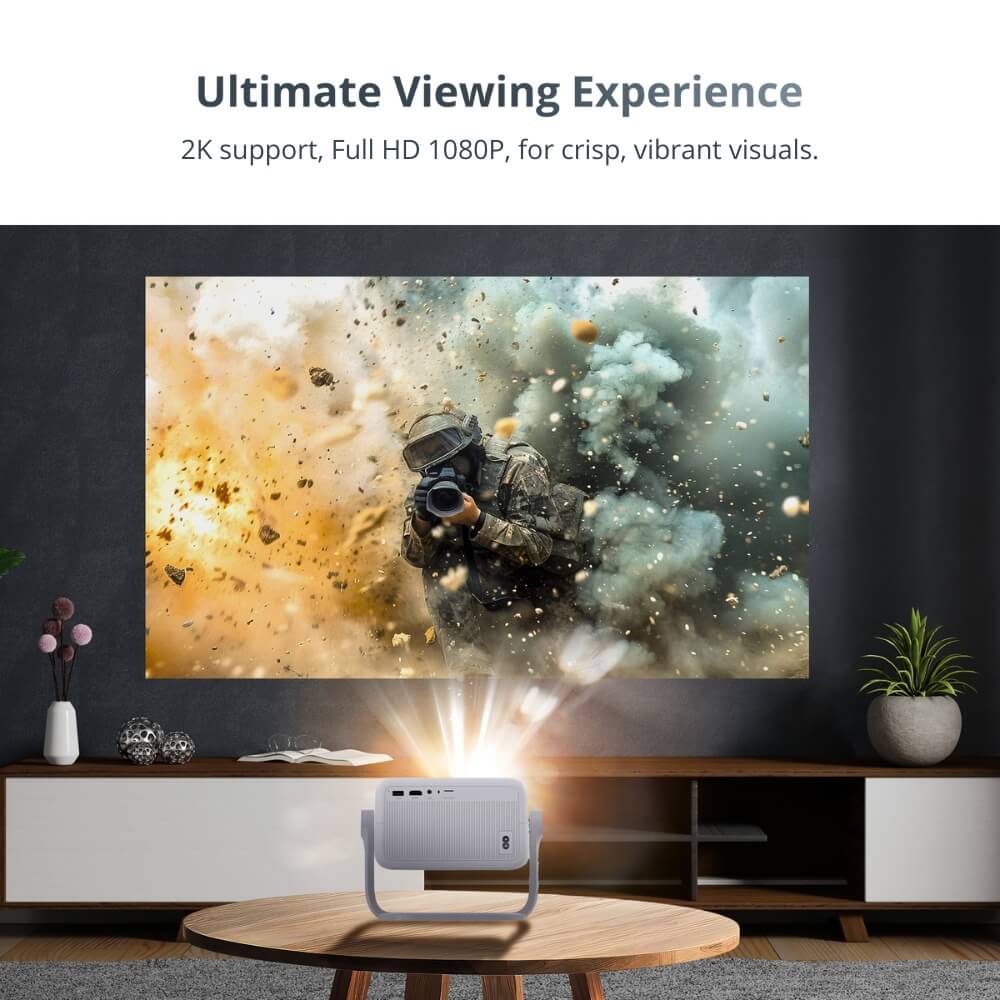 Smart Projector - 2K, 120" | Immersive Cinema