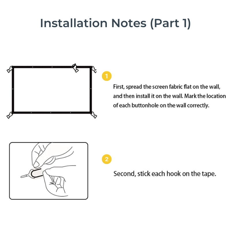 Portable Projector Screen - 100-inch, Portable | Cinema Anywhere