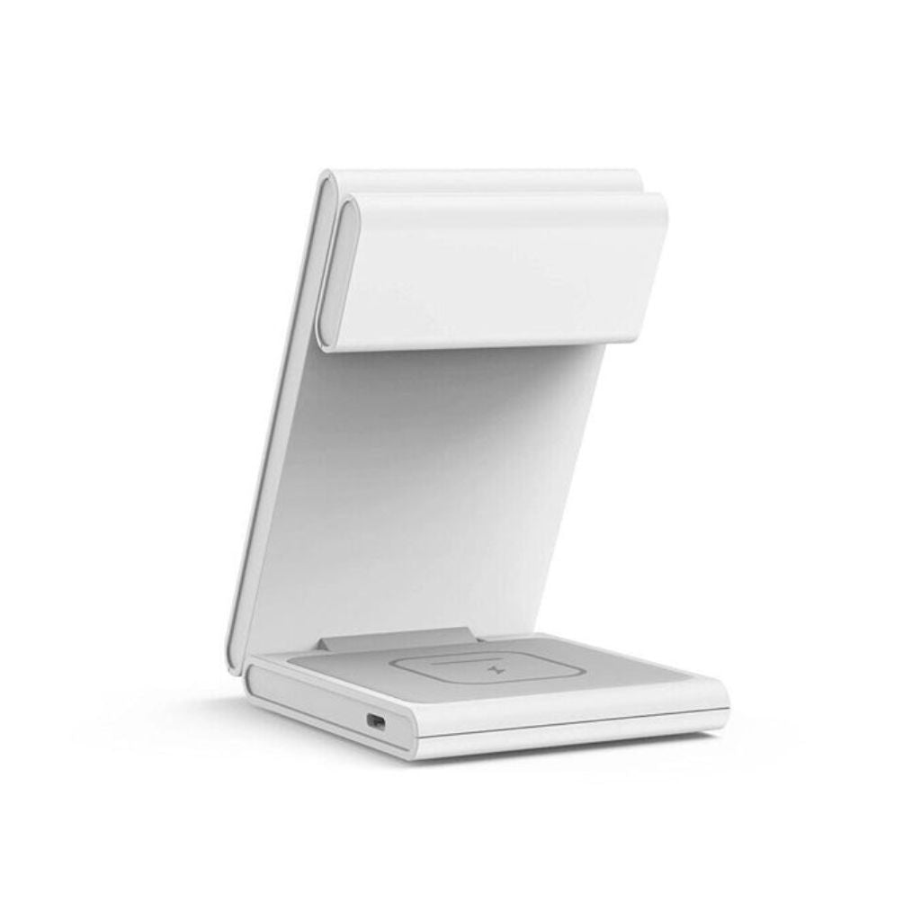 3 in 1 Wireless Charger - Foldable White | Fast Charge
